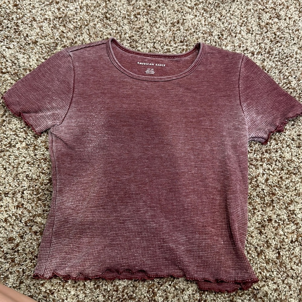 American eagle cropped baby Tee